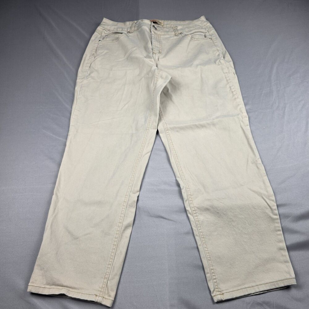 Jms Stretch Classic Straight Leg Women's Plus Sz 16W Short Brownstone Color Jean